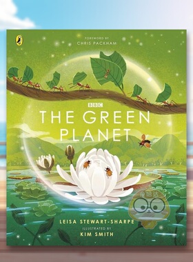 【预售】绿色星球 BBC同名纪录片英文儿童绘本知识百科进口原版外版书平装3-6周岁【BBC Earth】The Green PlanetLeisa Stewart-书