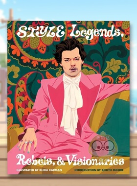 【现货】时尚插画师Bijou Karman风尚传奇人物先锋者远见者Style Legends, Rebels, and Visionaries英文时尚综合Karman精装Chron