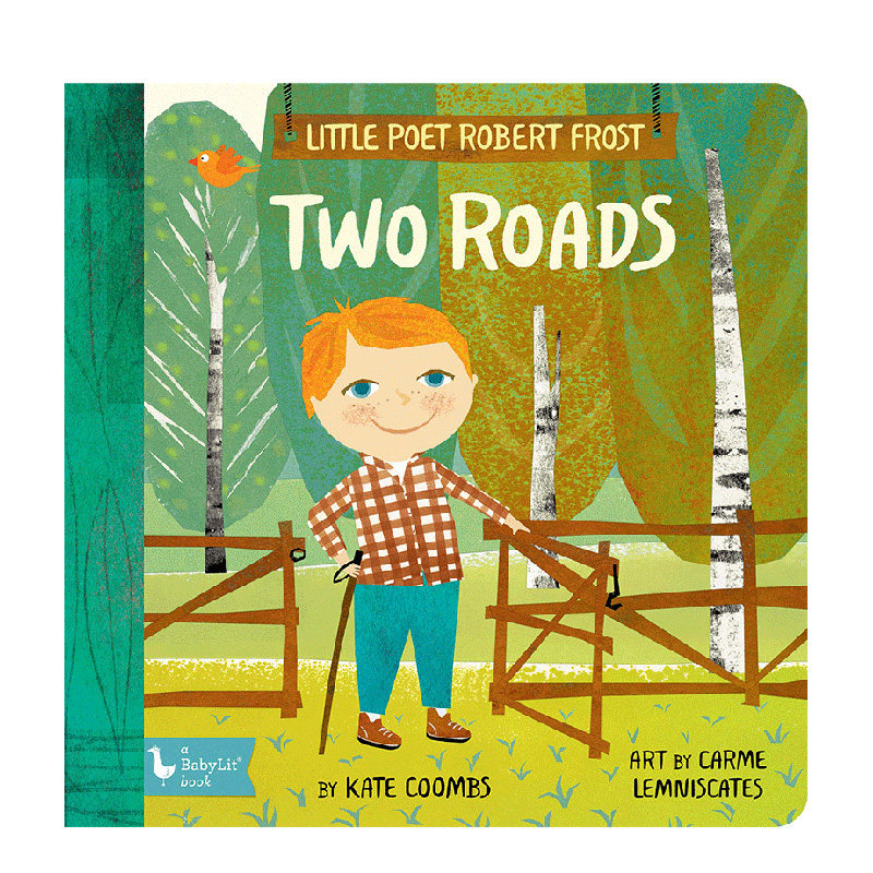 【现货】【小诗人绘本】 robert frost: two roads 罗伯特·弗罗斯特