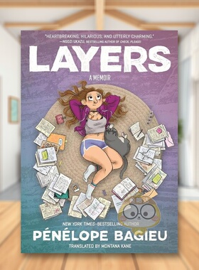 【预售】一层层艾斯纳获奖漫画家佩内洛普芭桔传记Layers  A Memoir英文漫画图书精装进口原版书Pénélope Bagieu first second书