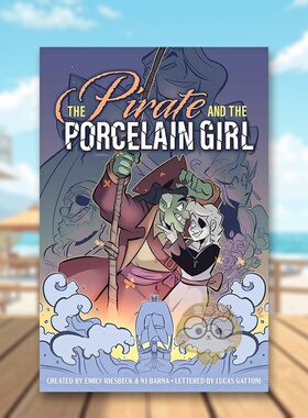 【现货】海盗和瓷器女孩英文儿童漫画进口原版外版书精装3-6周岁Pirate and the Porcelain GirlRIESBECKS&S Books for Young Rea