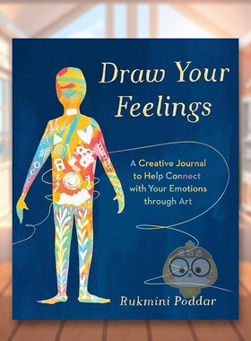 【预售】画出你的感受英文心灵励志进口原版外版书平装14岁以上Draw Your Feelings Rukmini Poddar Vermilion书籍图书正版