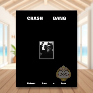 1982年 朋克摄影英文摄影集纪实进口原版 外版 14岁以上CRASHBANGPicturesfromaPunk1976 撞击1976 书DBBurkeman精装 1982书 预售