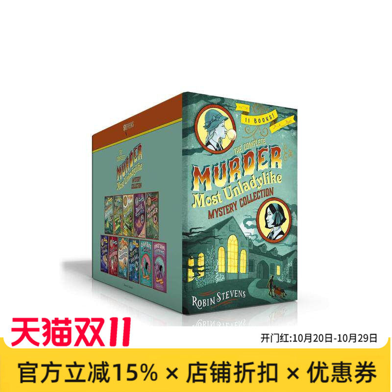 【预售】不淑女谋杀之谜 11册盒装合集 Complete Murder Most Unladylike Mystery Collection (Boxed Set) 原版英文青少年读物