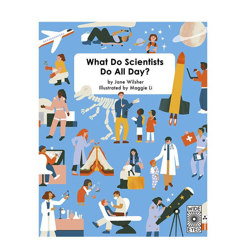 【现货】科学家的一天 What Do Scientists Do All Day? 英文原版儿童知识科普百科绘本3-6岁进口英语启蒙读物书籍