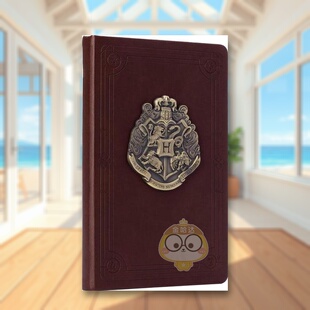 【预售】哈利波特霍格沃茨山顶精装日记本Harry Potter Hogwarts Crest Hardcover Journal英文文创笔记本Notebook精装进口原版书
