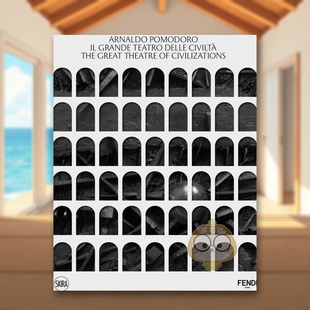 【预售】意大利艺术家Arnaldo Pomodoro回顾展:文明的伟大剧场英文博物馆展览私人收藏画册进口原版外版书精装14岁以上Arnaldo书