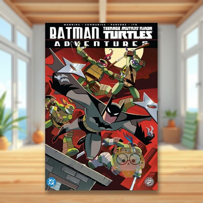 【现货】蝙蝠侠 / 忍者神龟冒险 Batman/Teenage Mutant Ninja Turtles Adventures 原版英文漫画书