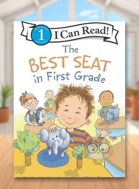 【现货】一年级*好的座位英文儿童分阶阅读进口原版书Best Seat in First Grade, The Kenah著Harpercollins出版书籍图书外版正版