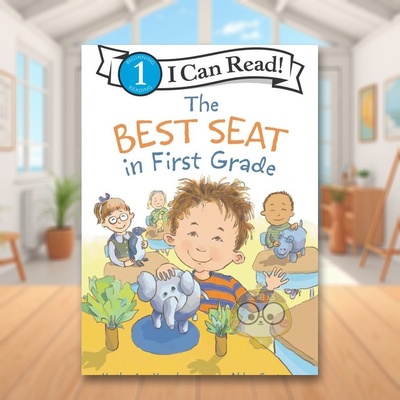 【现货】一年级*好的座位英文儿童分阶阅读进口原版书Best Seat in First Grade, The Kenah著Harpercollins出版书籍图书外版正版