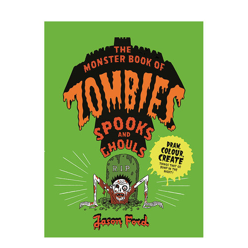 【现货】Zombies, Spooks and Ghouls 怪物书:自己画僵尸、幽灵和食尸鬼书籍进口原版