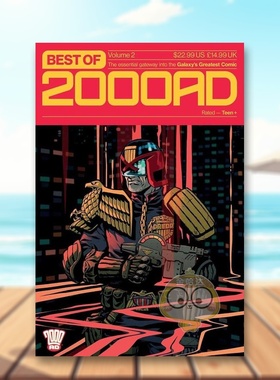 【预售】英国老牌漫画公司2000AD*佳作品集2英文漫画进口原版书14岁以上Best of 2000 AD Volume 2 Al Ewing2000 AD书籍图书外版正