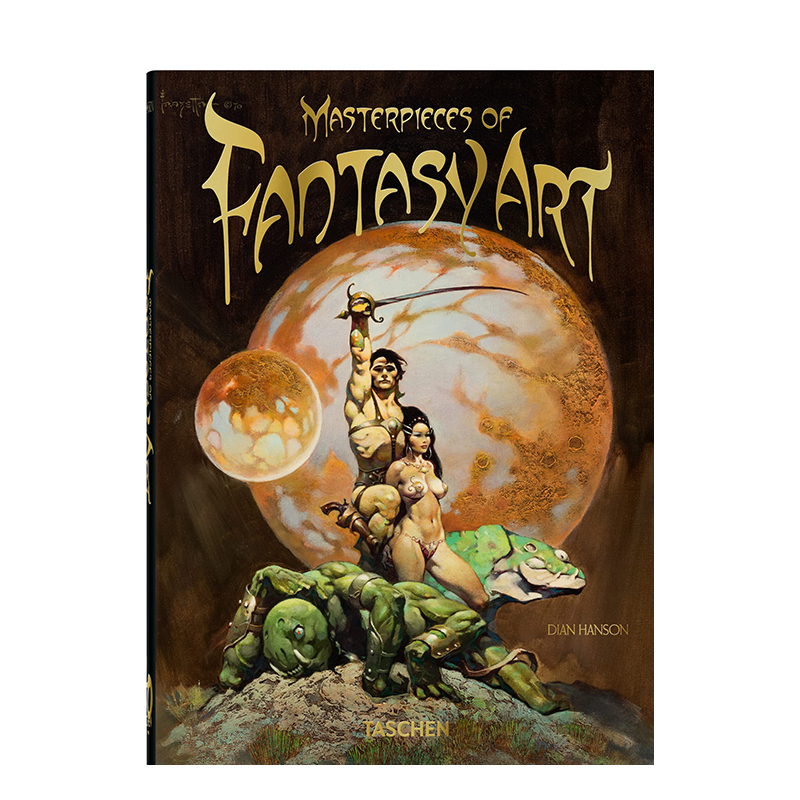 【现货】奇幻画派杰作 Masterpieces of Fantasy Art 精装 TASCHEN原版进口艺术绘画画册图书 弗兰克·弗雷泽塔/鲍里斯·瓦列霍