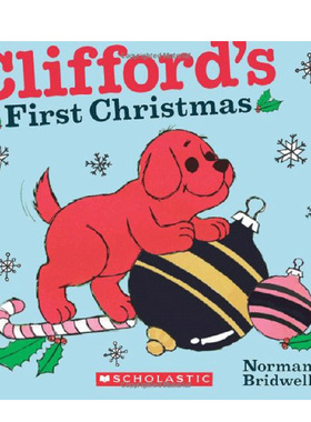 【现货】大红狗克里弗第一个圣诞节 Clifford's First Christmas 英文原版儿童节日启蒙绘本故事书5-8岁纸板书 蓝思阅读分级400L
