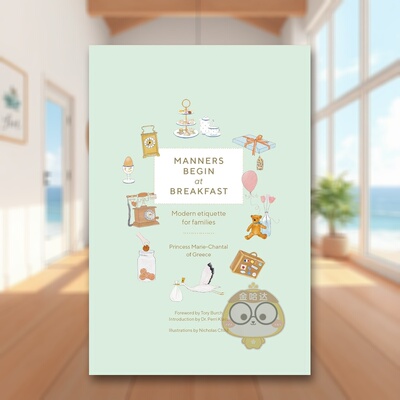 【现货】礼仪始于早餐现代家庭儿童礼仪手册（新版）英文生活综合进口原版书精装Manners Begin At Breakfast vendome press Pri书