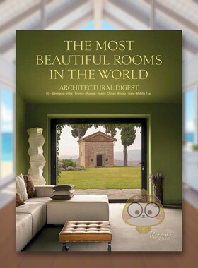 【现货】建筑文摘全球美丽房间Architectural Digest英文室内设计空间与装饰Marie Kalt精装Rizzoli进口原版书847868483书籍图书外