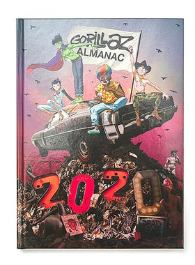 【预售】漫画 街头霸王年鉴 Gorillaz Almanac 英国虚拟乐队 街头顽童 英文漫画书原版进口图书 精装