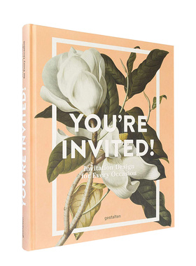 【现货】You‘re Invited! 你被邀请了！宴会派对邀请函设计 英文原版平面设计
