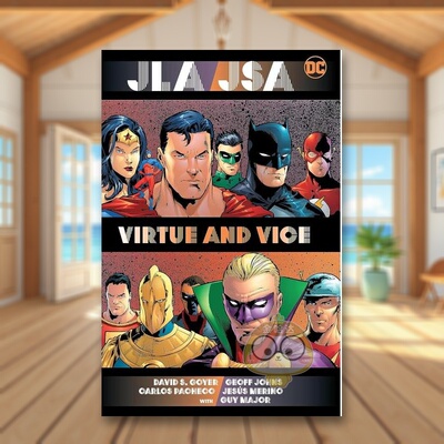 【现货】【DC Comics】JLAJSA美德与恶行新版英文漫画简装进口原版书JLA/JSA: Virtue and Vice (New Edition) Geoff Johns  Dav书