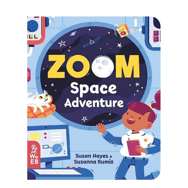 【预售】放大镜：太空探险 Zoom: Space Adventure 英文原版儿童知识科普百科绘本0-3岁进口英语启蒙读物书籍