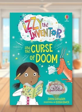 【预售】【小发明家Izzy】末日诅咒英文儿童绘本虚构类进口原版外版书【Izzy the Inventor】 and the Curse of DoomZanna David书