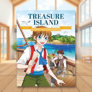【现货】【漫画重现经典】金银岛 【Manga Classics】Treasure Island 原版英文儿童漫画