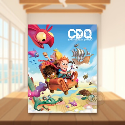 【现货】角色设计季刊23Character Design Quarterly 23英文艺术插画原画设定集进口原版图书平装3dtotal Publishing书籍外版正版