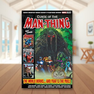 Marvel Steve 预售 Select 书平装 漫威精选人物 Orlando thing Curse Panini The 诅咒英文漫画进口原版 Man 漫威 Publ书