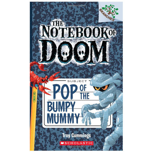 【现货】英文原版儿童桥梁书 A Branches Book: The Notebook of Doom #6: PoOP OF THE BUMPY MUMMY末日笔记6：木乃伊暴动进口图