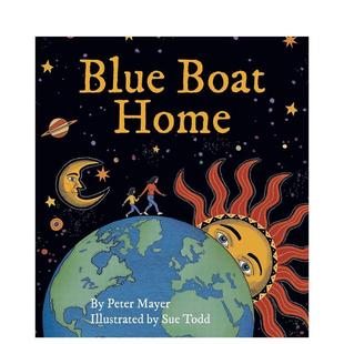 Blue Boat Home 英文儿童绘本进口书籍图书外版 蓝船回家 原版 正版 预售