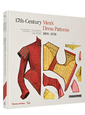 【现货】【V&A】17th-Century Men‘s Dress Patterns,十七世纪男装图案英文时尚风格与历史 原版图书外版进口书籍