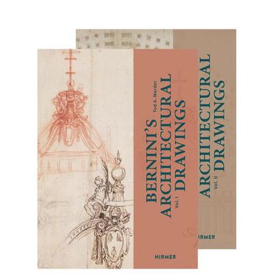 【预售】贝尼尼建筑图纸Berninis Architectural Drawings An Extended Edition of Brauer and Wottkwer's Catalogue of 1931英文
