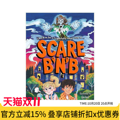 【现货】惊悚民宿 Scare B’n’B 原版英文儿童章节书进口书籍图书外版正版读物