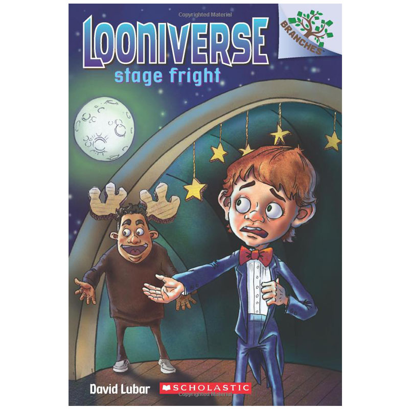 英文原版儿童桥梁书 A Branches Book: Looniverse#4: Stage Fright: STAGE FRIGHT怯场