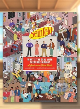 【预售】宋飞正传寻找剧中的角色英文生活综合精装进口原版书14岁以上Seinfeld: What's the Deal with Everyone Hiding? Adam B书