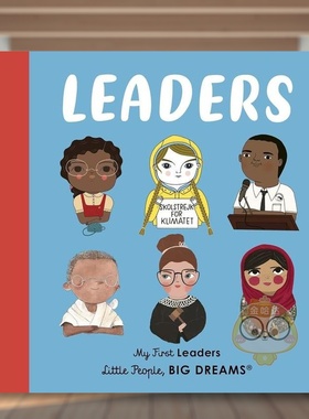 【预售】【小人物大梦想】领袖英文儿童绘本人物传记进口原版外版书纸板书3-6周岁LeadersMaria Isabel Sanchez VegaraFrances Li