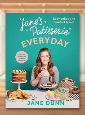 【现货】简的法式糕点店Jane's Patisserie Everyday英文餐饮Jane Dunn精装Ebury Publishing进口原版书529196818书籍图书外版正版