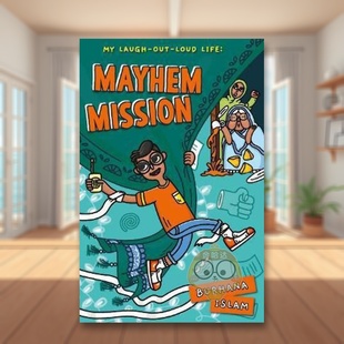 Mayhem 我 任务英文儿童章节书进口原版 混乱 Life Mission Loud 大笑人生 Out Laugh Khanda书籍 Farah 书平装 现货