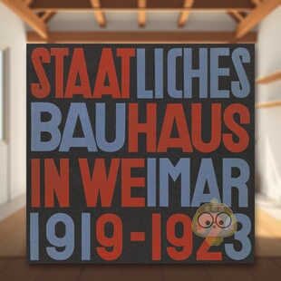 【预售】魏玛的国家鲍豪斯建筑学派 1919-1923 复制版 State Bauhaus in Weimar 1919-1923 (Facsimile Edition) 原版英文建筑设进