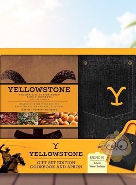 【现货】黄石公园：达顿牧场官方家庭食谱礼品套装英文餐饮进口原版外版书盒装14岁以上Yellowstone: The Official Dutton Ranch书