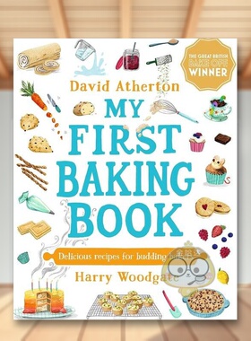 【预售】我的第一本烘焙书英文青少年读物进口原版外版书精装My First Baking BookDavid Atherton Walker Books UK书籍图书正版