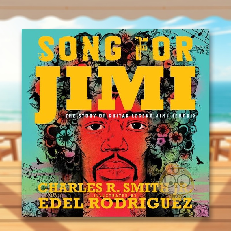 【现货】献给吉米的歌吉他传奇吉米亨德里克斯的故事Song for Jimi  The Story of Guitar Legend Jimi Hendrix英文儿童故事6-9岁