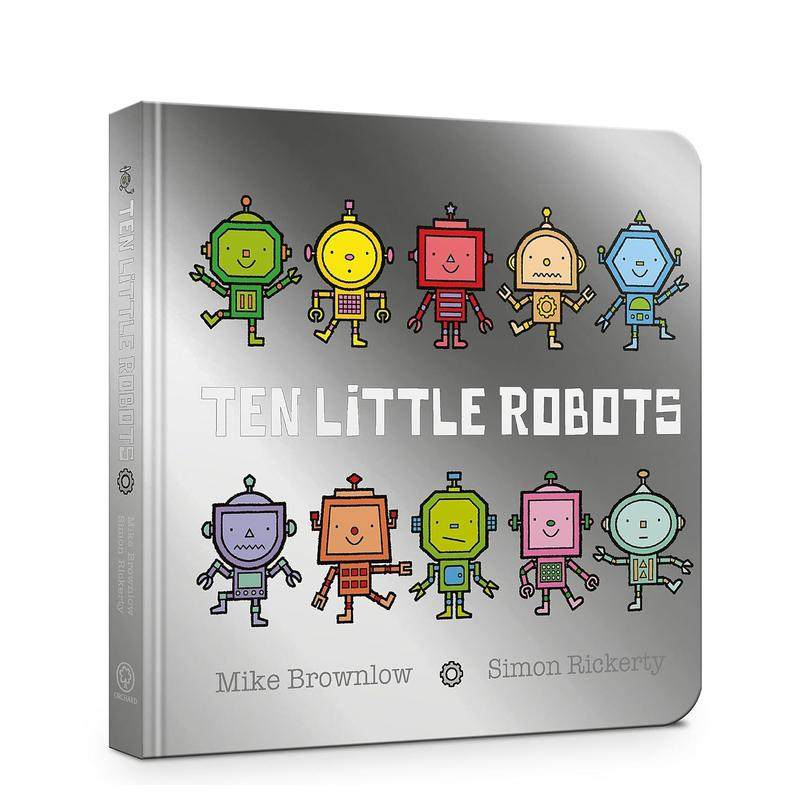 【预售】十个小机器人 【Ten Little】Ten Little Robots 原版英文儿童绘本 趣味数数启蒙 幼儿认知与语言开发