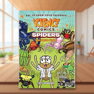 【现货】【科学漫画】蜘蛛万维网英文儿童漫画进口原版书平装3-6岁【Science Comics】Spiders Worldwide WebsTait Howardfirst s