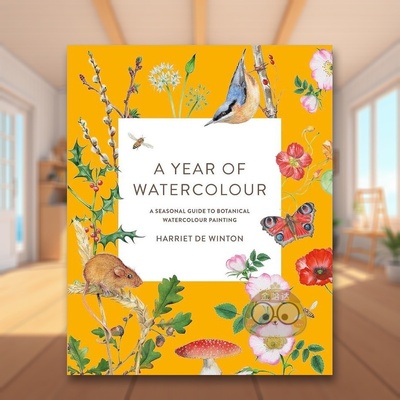 【现货】四季植物水彩画指南A Year of Watercolour英文艺术技法与入门赏析Harriet de WintonIlex Press平装进口原版书78157书籍