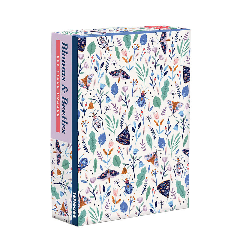 【现货】【500-Piece Puzzle】花朵与甲虫 Blooms & Beetles 英文原版进口拼图