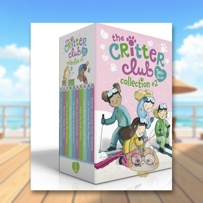 【现货】动物俱乐部 精选集 #2英文儿童故事进口原版外版书The Critter Club Ten-Book Collection #2 (Boxed Set)Callie Barkle书