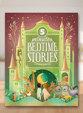 【预售】5分钟晚安故事集 5 Minutes Bedtime Stories 原版英文儿童故事进口书籍图书外版正版