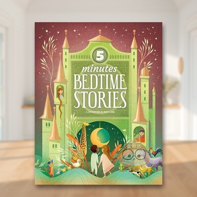 【预售】5分钟晚安故事集 5 Minutes Bedtime Stories 原版英文儿童故事进口书籍图书外版正版
