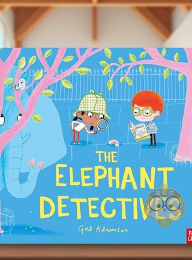 【预售】大象侦探旧版The Elephant Detectives英文儿童绘本人际关系3-6岁Ged Adamson进口原版书Nosy Crow UK839942891书籍图书外